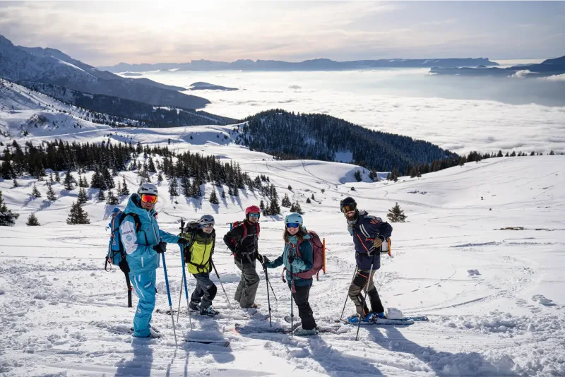 Sortie hors piste avec l'ESi